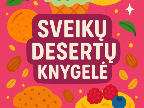 Sveikų desertų knygelė